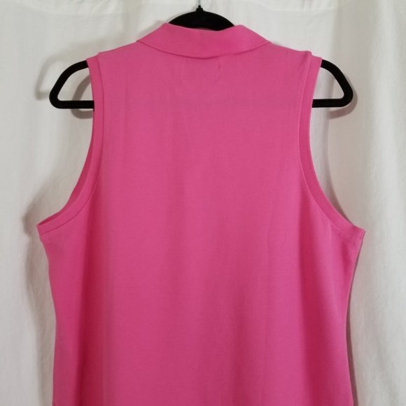 NWT US Open Pink Sleeveless Polo - Picture 7 of 8